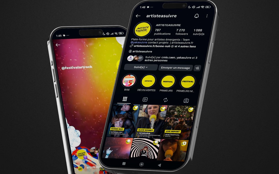 Artiste à Suivre, montage dérush interview pour Instagram et TikTok